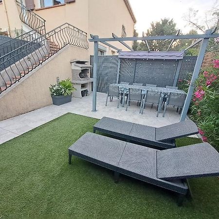 La Villa Castel - Haut De Villa - Parkings- 3 Chambres - 8 Couchages - Jardin - Barbecue Cagnes-sur-Mer Kültér fotó